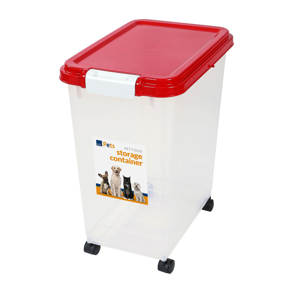 Food Storage Container with Airtight, Wheels, Plastic - product gallery image 16