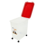 Food Storage Container with Airtight, Wheels, Plastic - product gallery image 17