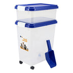 Food Storage Container with Airtight, Wheels, Plastic - product gallery image 21