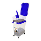 Food Storage Container with Airtight, Wheels, Plastic - product gallery image 27