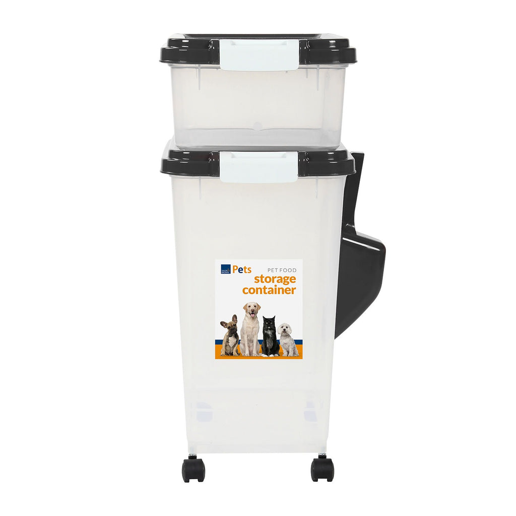 Food Storage Container with Airtight, Wheels, Plastic - product gallery image 4