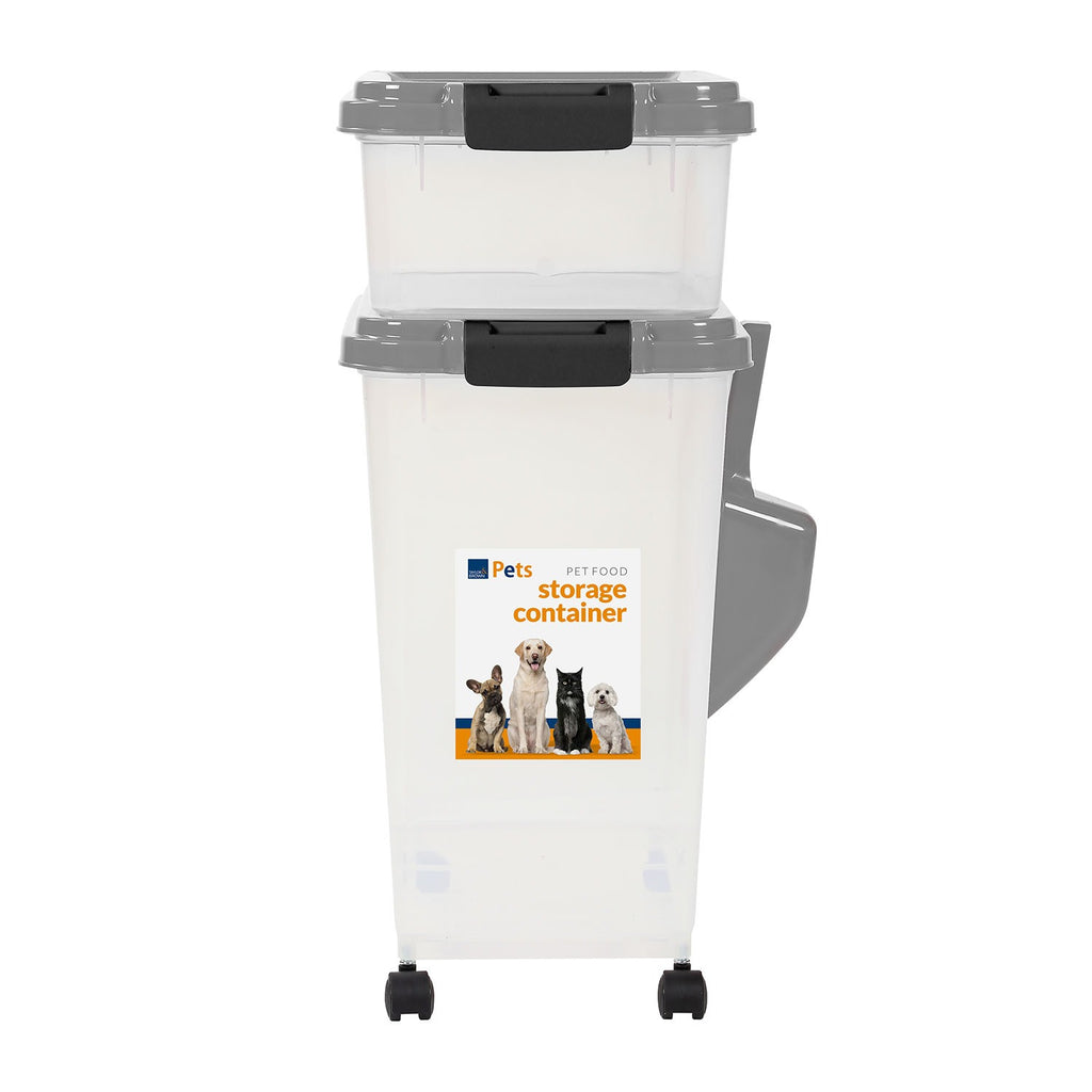 Food Storage Container with Airtight, Wheels, Plastic - product gallery image 41
