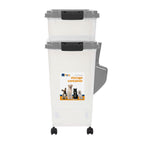 Food Storage Container with Airtight, Wheels, Plastic - product gallery image 41