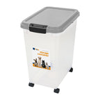 Food Storage Container with Airtight, Wheels, Plastic - product gallery image 43