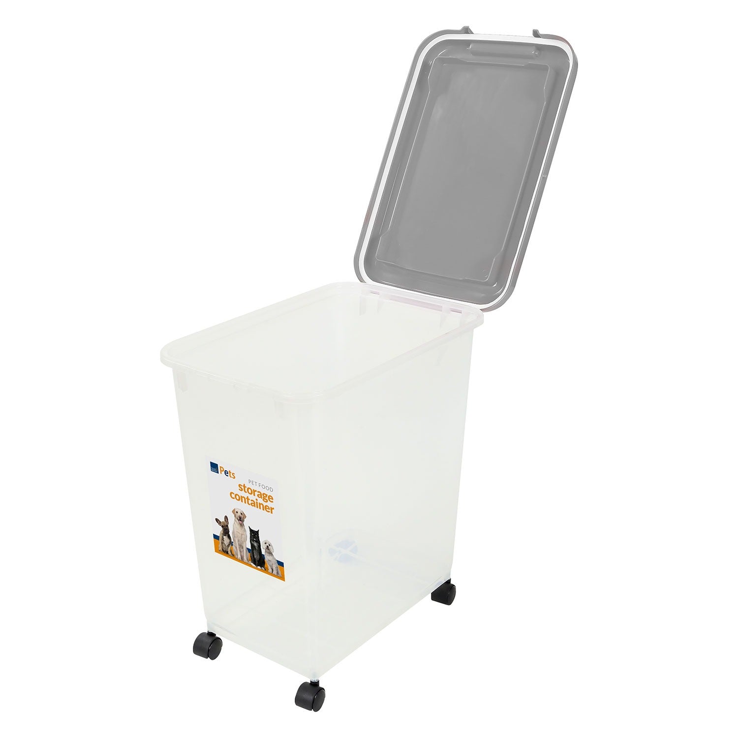 Food Storage Container with Airtight, Wheels, Plastic - product gallery image 44