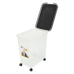 Food Storage Container with Airtight, Wheels, Plastic - product gallery image 6