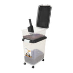 Food Storage Container with Airtight, Wheels, Plastic - product gallery image 9