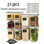 Food Storage Container with Dishwasher-Safe, Airtight, Plastic, Silicone - product gallery image 11