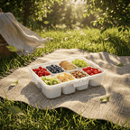 Food Storage Container with Foldable, Airtight, Plastic - product gallery image 6