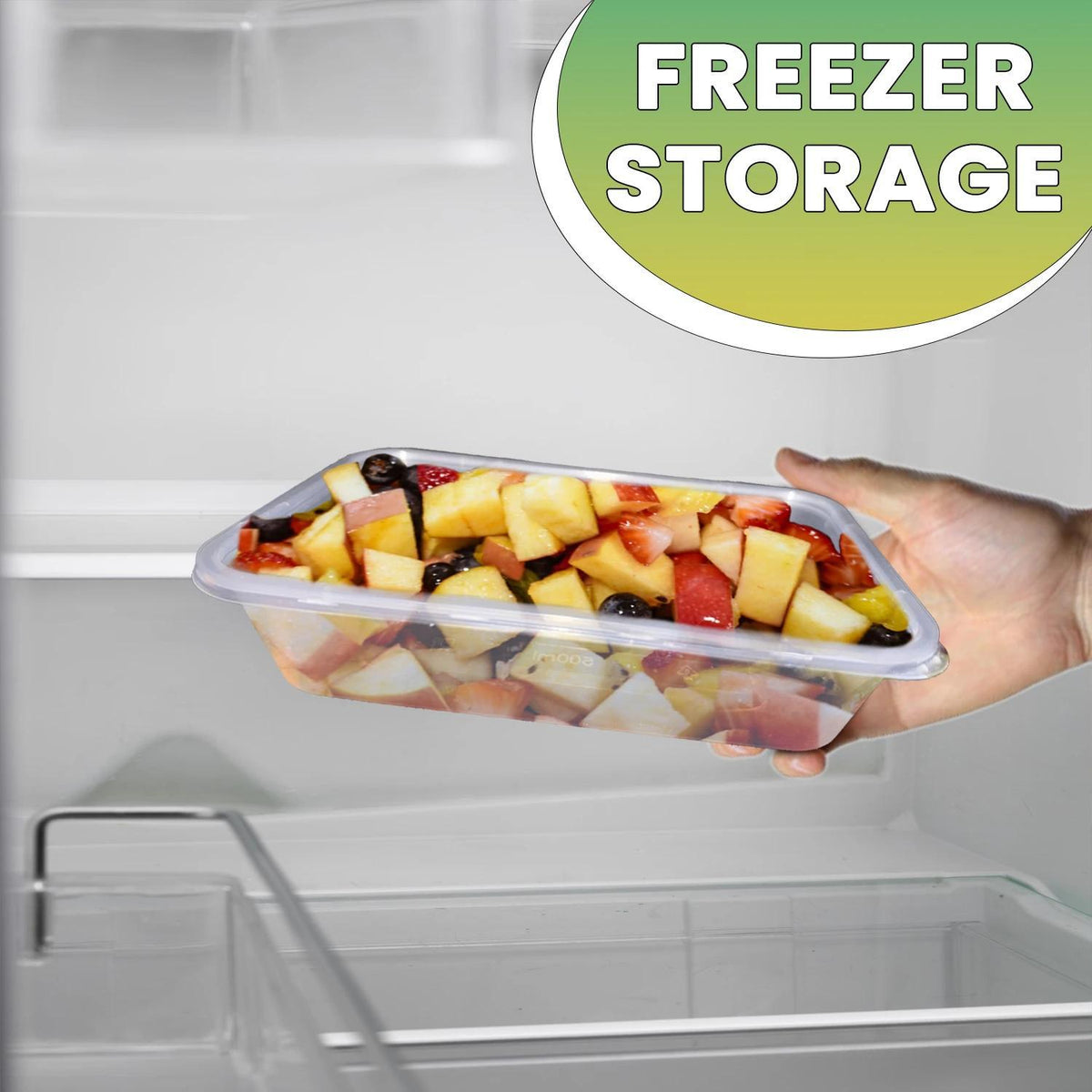 Food Storage Container with Leakproof, 650ml, Plastic, 650ml (Pack of 50) - product gallery image 4