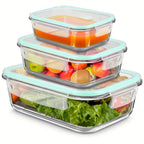 Food Storage Container with Leakproof, Airtight, 410ml, 680ml - (410+680+1040)ml option