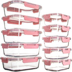 Food Storage Container with Leakproof, Airtight, Glass