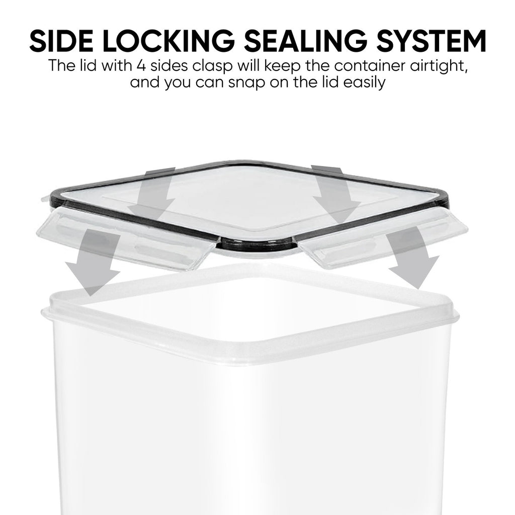 Food Storage Container with Leakproof, Dishwasher-Safe, Airtight, 4pc Set - product gallery image 5