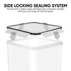 Food Storage Container with Leakproof, Dishwasher-Safe, Airtight, 4pc Set - product gallery image 5