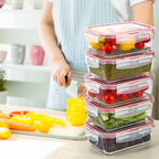 Food Storage Container with Leakproof, Dishwasher-Safe, Airtight, 5 Pack - product gallery image 2
