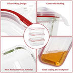 Food Storage Container with Leakproof, Dishwasher-Safe, Airtight, 5 Pack - product gallery image 4