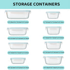 Food Storage Container with Leakproof, Dishwasher-Safe, Glass - product gallery image 3