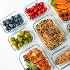 Food Storage Container with Leakproof, Dishwasher-Safe, Glass - product gallery image 5