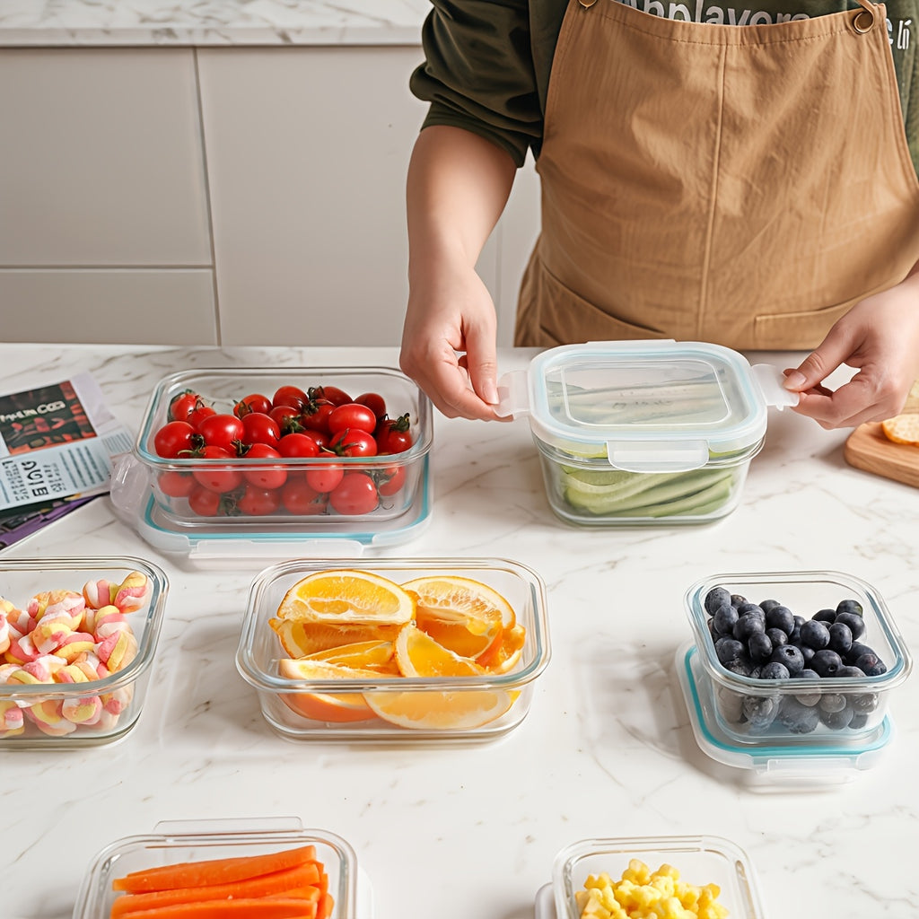 Food Storage Container with Leakproof, Dishwasher-Safe, Glass - product gallery image 7