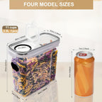 Food Storage Container with Space-Saving, Airtight, Locking Lid - product gallery image 3