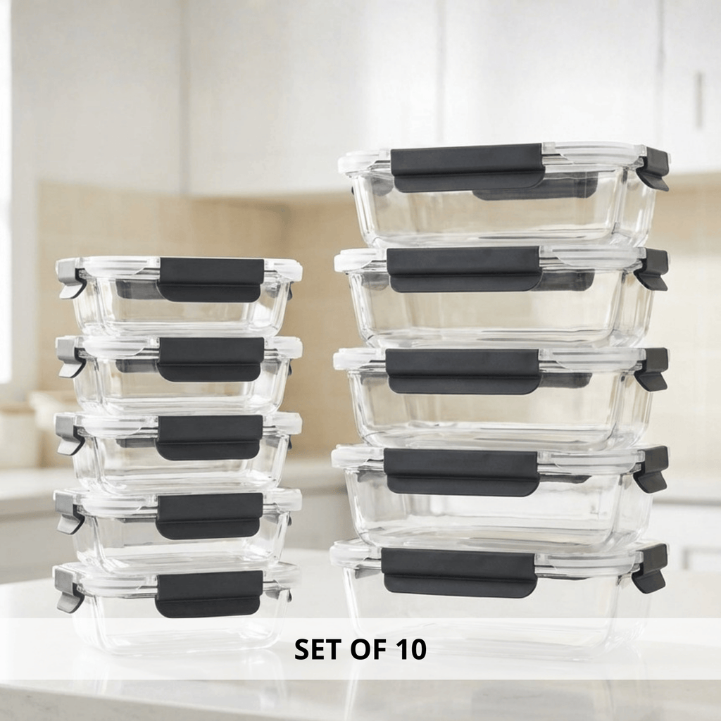 Food Storage Container with Space-Saving, Leakproof, Dishwasher-Safe - product gallery image 7