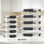 Food Storage Container with Space-Saving, Leakproof, Dishwasher-Safe - product gallery image 7