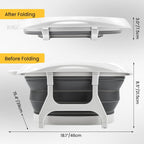 Foot Bath with Foldable Soak Tub Portable Basin Textured - product gallery image 2