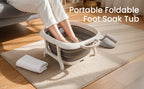 Foot Bath with Foldable Soak Tub Portable Basin Textured - product gallery image 6
