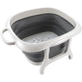 Foot Bath with Foldable Soak Tub Portable Basin Textured