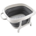 Foot Bath with Foldable Soak Tub Portable Basin Textured