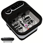 Foot Spa Massager with Space-Saving, Foldable Heat Bubbles Temperature Control - Black option