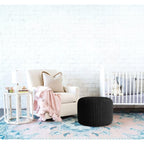 Footstool Pouffe with Jumbo Cord Corduroy Round 40x40x35cm Ottoman - product gallery image 8