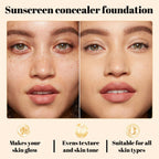 Foundation & Concealer with Water-Resistant, 25ml for practical home use - product gallery image 5