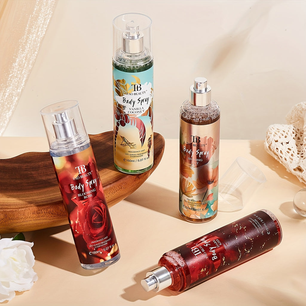 Fragrance Spray Set 4pcs Body Hair Perfume Long Lasting - product gallery image 6