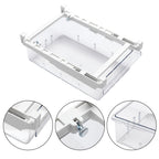Fridge Organiser with Space-Saving, Pull-Out, 44cm, 9.5cm, Plastic - product gallery image 3