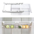 Fridge Organiser with Space-Saving, Pull-Out, 44cm, 9.5cm, Plastic - product gallery image 4
