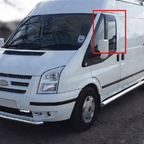 Front Wind Rain Smoke Deflectors L Shape with Plastic, 2pcs - product gallery image 6
