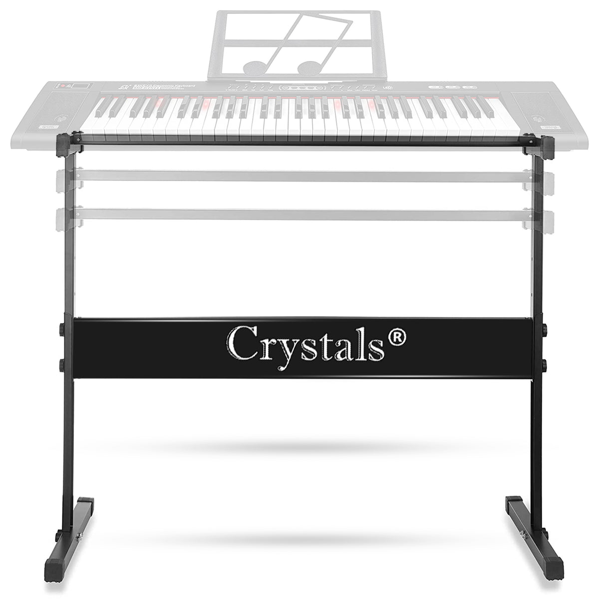 Full-Size Keyboard Stand with Foldable, Adjustable Height, Non-Slip - product gallery image 11