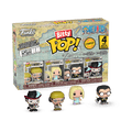 Funko Bitty Pop Figure with Acrylic, One Piece 4-Pack Luffy Nami Usopp - Usopp option