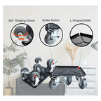 Furniture Moving Wheel with Wheels, Wood, Wheels Pry Bar Pads Universal Swivel - product gallery image 6