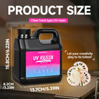 G/1000G Professional Grade UV Resin with 500G for practical home use - product gallery image 2