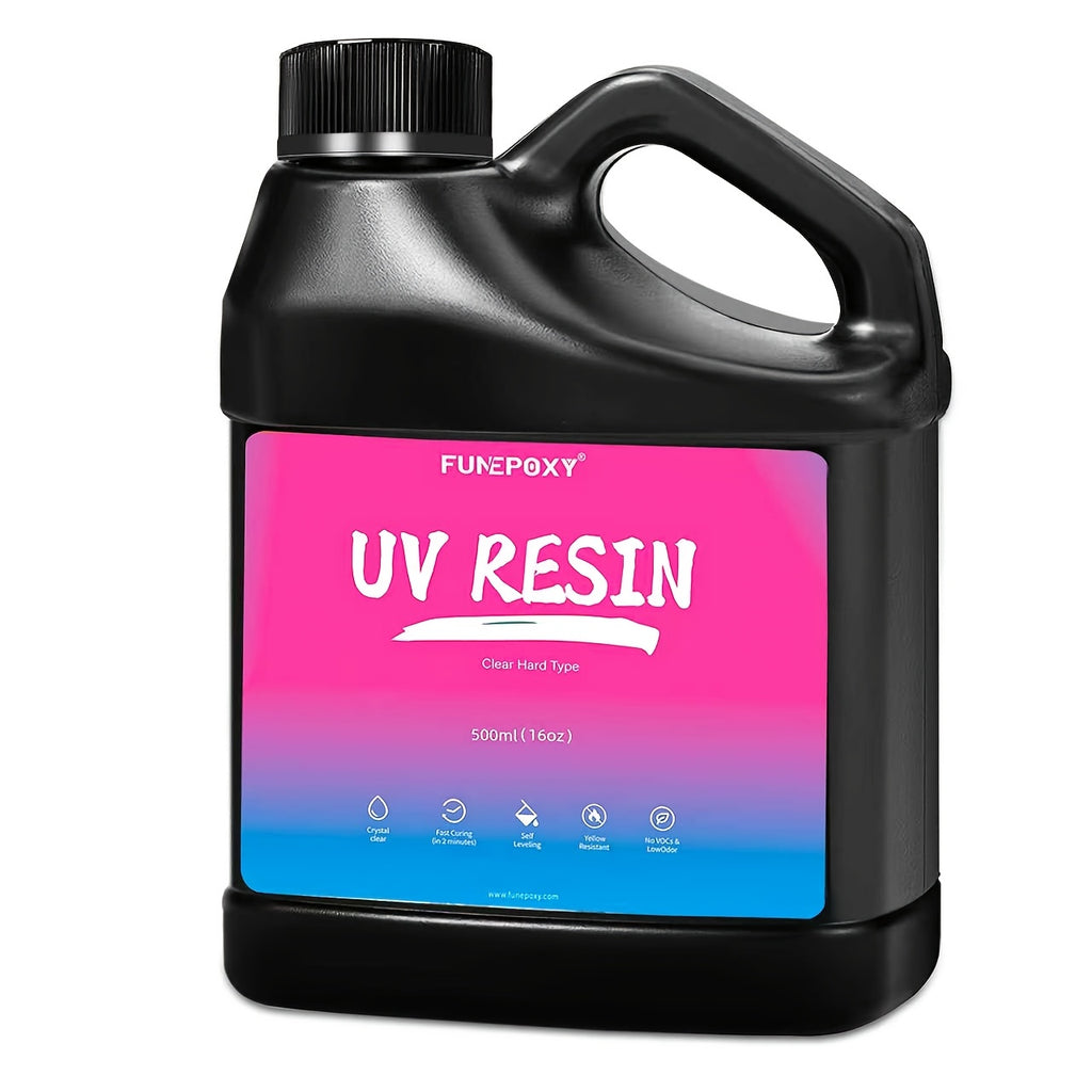G/1000G Professional Grade UV Resin with 500G for practical home use