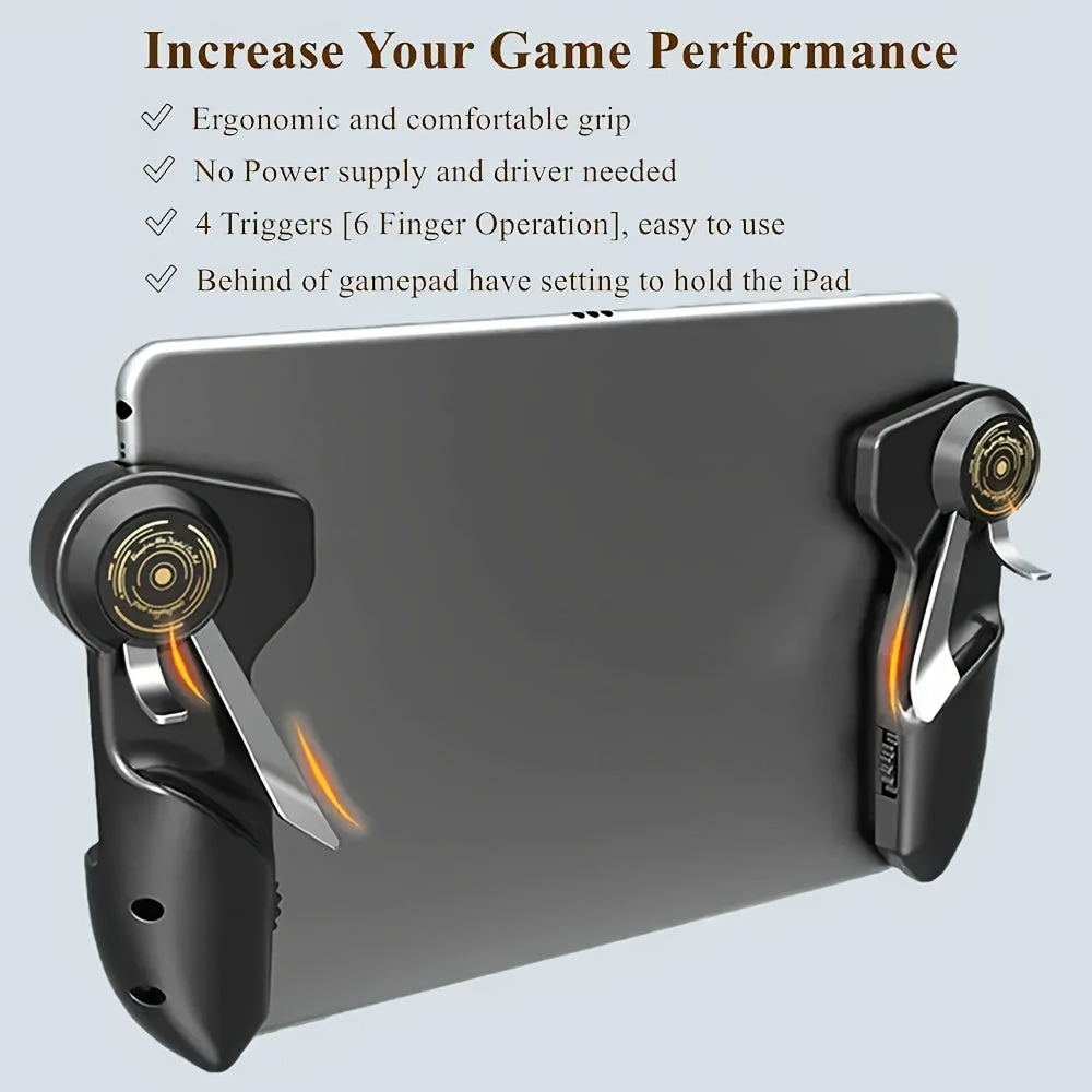 Gaming Accessory with Gamepad+2 Pair Finger-Cot, Mobile Grip Shooting Trigger Aim Button - product gallery image 5