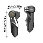 Gaming Accessory with Gamepad+2 Pair Finger-Cot, Mobile Grip Shooting Trigger Aim Button