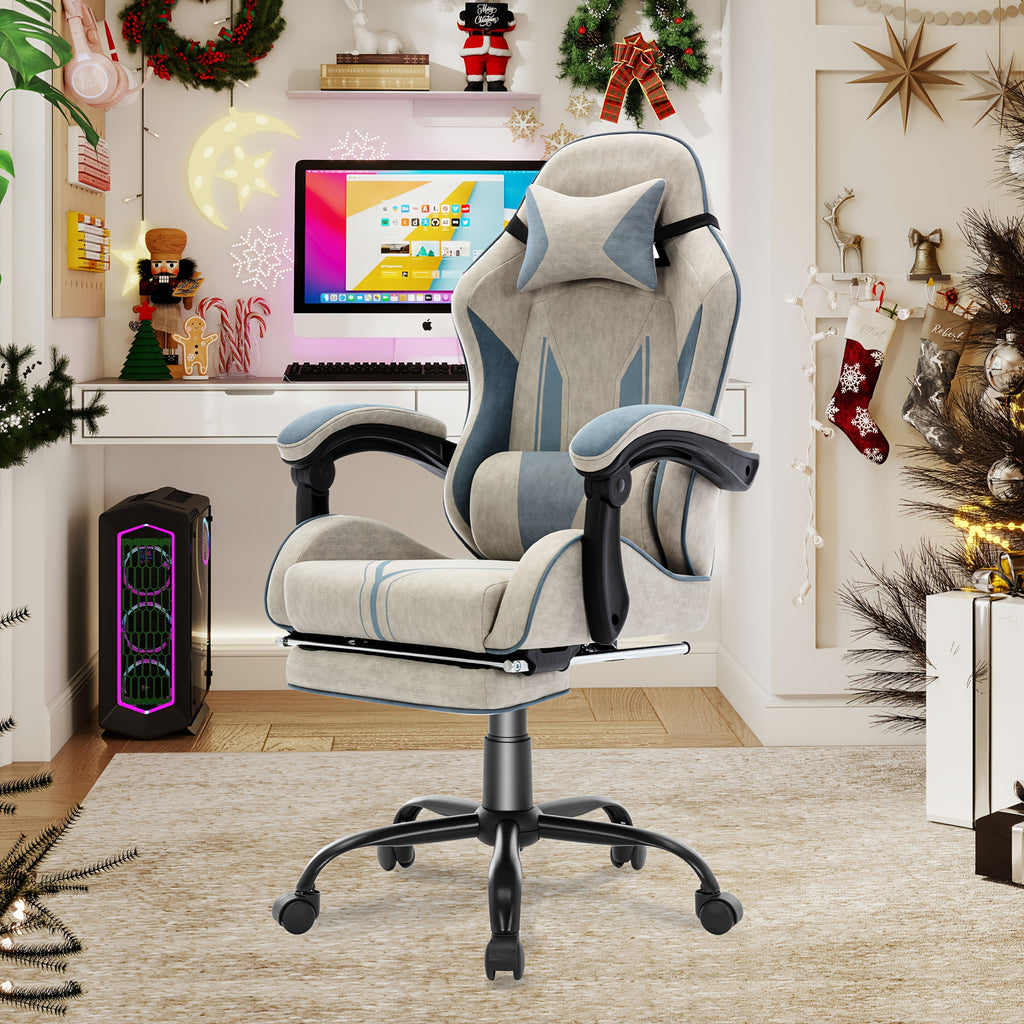 Gaming Chair with Adjustable Height, Lumbar Support - product gallery image 2