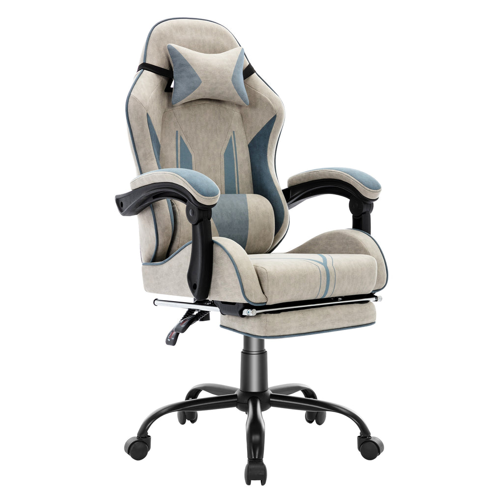 Gaming Chair with Adjustable Height, Lumbar Support