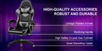 Gaming Chair with Adjustable Height, Lumbar Support, Wheels - product gallery image 15
