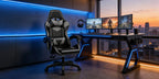 Gaming Chair with Adjustable Height, Lumbar Support, Wheels - product gallery image 17