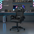 Gaming Chair with Adjustable Height, Wheels, 130kg, Metal - Black option