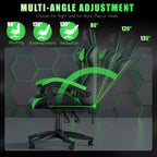 Gaming Chair with Adjustable Height, Wheels, 130kg, Metal - product gallery image 10